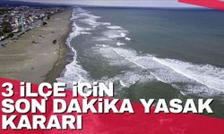 3 ilçe için son dakika yasak kararı