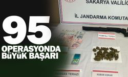 95 operasyonla büyük başarı!