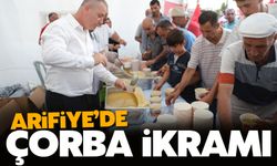 Vatandaşlara çorba ikram ettiler