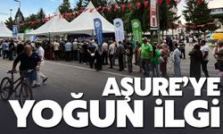 Aşure etkinliğine yoğun ilgi