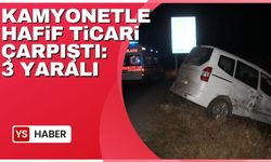 Sakarya'da kamyonetle hafif ticari aracın çarpıştığı kazada 3 kişi yaralandı