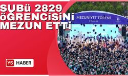 SUBÜ 2 bin 829 öğrencisini coşkulu törenle mezun etti