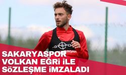 Sakaryaspor Volkan Eğri ile sözleşme imzaladı