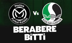 Manisa FK ile Sakaryaspor berabere kaldı