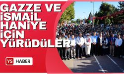 Gazze ve İsmail Haniye için yürüdüler