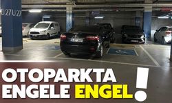 Otoparkta engele engel!