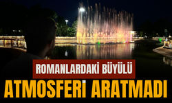 Romanlardaki büyülü atmosferi aratmadı! Görenler oturdu izledi...