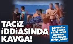 Taciz iddiasında kavga!