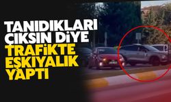 Yolu kapatarak eşkıyalık yaptı!