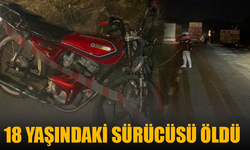 D-650'de tıra arkadan çarpan motosikletin 18 yaşındaki sürücüsü öldü