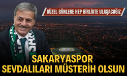 Başkan Alemdar: “Sakaryasporumuzu layık olduğu yerlere taşımak için çalışıyoruz”