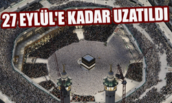 Hac kayıtları uzatıldı