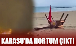 Karasu’da hortum çıktı