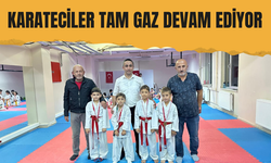 Karateciler Tam Gaz Devam Ediyor