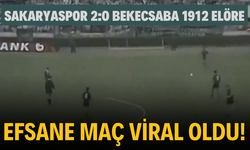 Sakaryaspor'un Macar Ekibi Bekecsaba 1912 Elöre'yi  yendiği maç viral oldu!