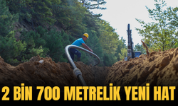 2 bin 700 metrelik yeni hat!