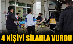 Kavgayı ayırmak isterken kendisine saldıran 4 kişiyi silahla vurdu