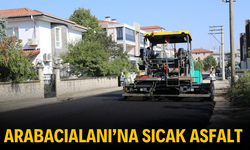 Arabacıalanı'na sıcak asfalt