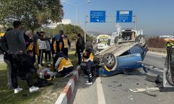 Trafik kazalarında 2 kişi yaralandı