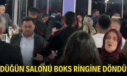 Düğün salonu boks ringine döndü