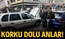 Kadın sürücü gözyaşlarına hakim olamadı!