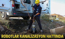 Robotlar kanalizasyon hattında