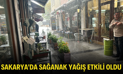 Sakarya'da Sağanak Yağış Etkili Oldu