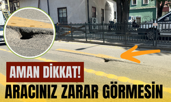 Devasa Çukur Sürücüler İçin Tehlike Saçıyor