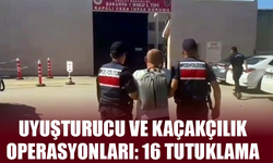 Sakarya’da uyuşturucu ve kaçakçılık operasyonları: 16 tutuklama