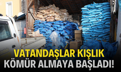 Vatandaşlar Kışlık Kömür Almaya Başladı!