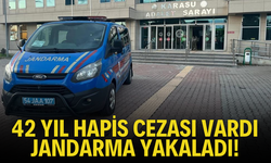 42 yıl hapis cezası vardı, jandarma yakaladı!