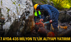 7 ayda 435 milyon TL’lik altyapı yatırım