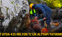 7 ayda 435 milyon TL’lik altyapı yatırımı