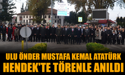 ULU ÖNDER MUSTAFA KEMAL ATATÜRK  VEFATININ 86. YILINDA TÖRENLE ANILDI