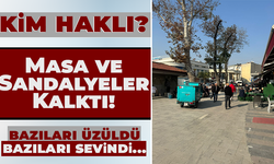 Orhan Cami Meydanı’ndaki Masa ve Sandalyeler Kalktı! Yayalar Rahatladı...