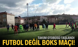 Futbol değil boks maçı!