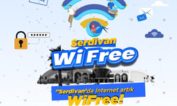 Serdivan'da artık internet Wi-Free