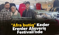 "Afra butiq" Keder Erenler Alışveriş Festivali'nde