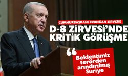 Başkan Erdoğan, D-8 Zirvesi için Mısır'da