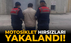 Motosiklet hırsızları yakalandı!