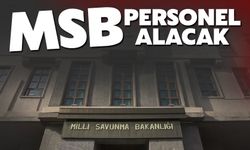 MSB personel alacak