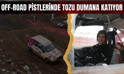 Off-road pistlerinde tozu dumana katıyor