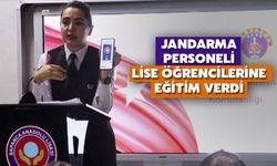 Lise öğrencileri, KADES ve UYUMA uygulamasını jandarmadan öğrendi