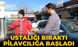 Ustalığı bıraktı pilavcılığa başladı!