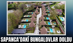 Sapanca'daki bungalovlar doldu