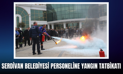 Serdivan Belediyesi Personeline Yangın Eğitimi ve Tatbikatı Düzenlendi