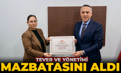 Tever ve Yönetimi Mazbatasını Aldı!