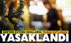 Okullarda yılbaşı kutlaması yasaklandı