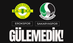 Erokspor-Sakaryaspor maçı sona erdi!