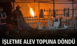 Alev topuna döndü